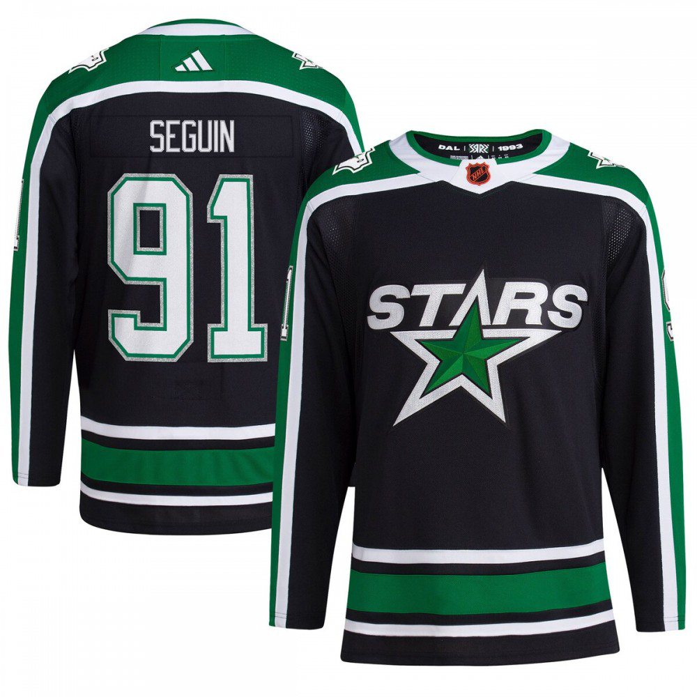 Tyler Seguin Dallas Stars adidas Reverse Retro 2.0 Authentic Player Jersey - Black-Pro Kit Vault | Brand New 26/27 Sports Jerseys